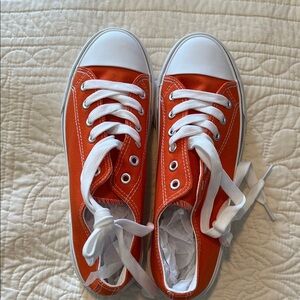 Bright Orange Women's Sneakers